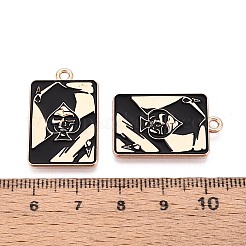Anhänger aus Legierung und Emaille mit Halloween-Motiv&nbsp;ENAM-T021-30D-02