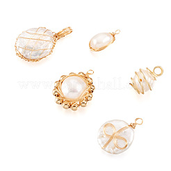 10 pendentif en perle baroque naturelle de style 5&nbsp;FIND-PJ0001-13