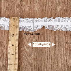 10 m plissiertes elastisches Spitzenband aus Baumwollnetz&nbsp;OCOR-DR0001-06