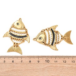 304 Edelstahl Emaille große Anhänger&nbsp;STAS-Z193-09G-02