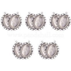 Oval Klarglas Cabochon Deckel&nbsp;DIY-PH0018-96AS