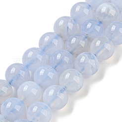 Naturali pizzo blu agata perline fili&nbsp;G-G099-6mm-23