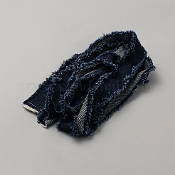 Ruban en tissu denim de 1.7 mètre&nbsp;LS-DIY-WH0060-42C