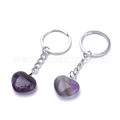 Portachiavi in ametista naturale&nbsp;KEYC-S253-10