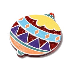 Pendentifs acryliques imprimés sur le thème de Noël&nbsp;OACR-L018-07B