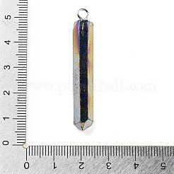 Galvanisierte natürliche Quarzanhänger&nbsp;G-P315-B01-06P
