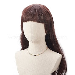 Natürliche Quarzkristall- und Glassamenperlen-Perlenketten für Frauen&nbsp;NJEW-JN04262