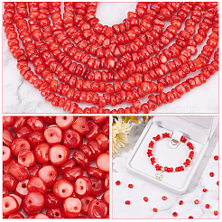8 filo di perline di conchiglia d'acqua dolce naturale&nbsp;SHEL-FH0001-17