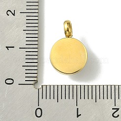 Ionenbeschichtung (IP) 304 Edelstahl Pavé Muschel Perle Halbrund Charms&nbsp;FIND-Z028-36G