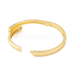 Bracelets à charnière en laiton pour femmes&nbsp;BJEW-S147-03G