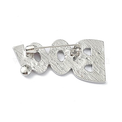 De aleación de rhinestone broches de cristal&nbsp;JEWB-R017-19