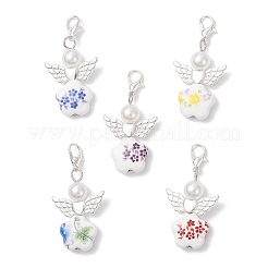 Decoraciones colgantes de porcelana hechas a mano&nbsp;HJEW-JM03939