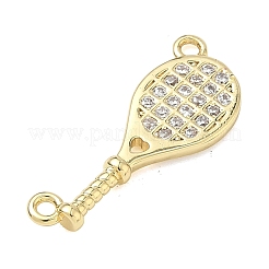 Pendenti in zirconi cubici trasparenti in micro pavè di ottone&nbsp;KK-I476-08G