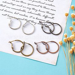 Orecchini a cerchio in ottone&nbsp;KK-CD0001-10