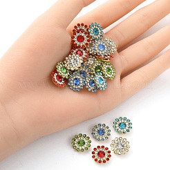 50 Stück 5 Farben Strass aufnähen&nbsp;RGLA-YW0002-03