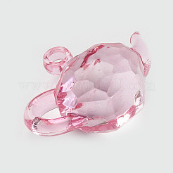 Transparenten Acryl-Anhänger&nbsp;X-TACR-T001-01D