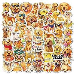50 x Papieraufkleber mit Cartoon-Hund&nbsp;STIC-C012-18