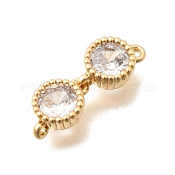 Ciondoli connettore in ottone con pavé di zirconi cubici&nbsp;KK-N289-26G-05