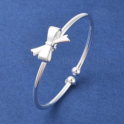 Offene Manschettenarmbänder aus Messing&nbsp;BJEW-P332-01S