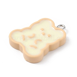 Pendentifs en résine opaque&nbsp;RESI-D064-03P-05