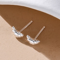 925 Sterling Silber Ohrstecker&nbsp;EJEW-R015-03S