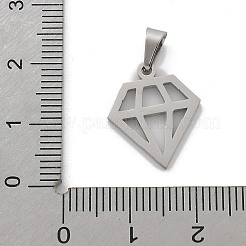 Ciondoli in acciaio inox 304&nbsp;STAS-L281-003P