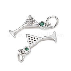 Pendentifs en laiton Shegrace sertis de micro-pavés de zircone cubique&nbsp;XGRQ1U254-380P