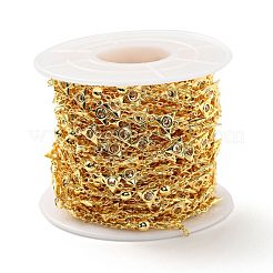 Maglia triangolare in ottone con placcatura a cremagliera e catene satellitari&nbsp;CHC-C025-14G