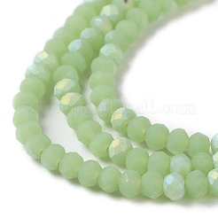 Chapelets de perles en verre imitation jade&nbsp;EGLA-A034-J2mm-MB01
