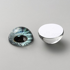 Oeil de chat décoratif en verre&nbsp;LS-DIY-WH0110-26C