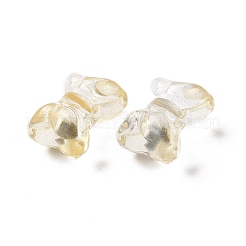 Perle di vetro verniciate a spruzzo trasparente&nbsp;GLAA-I050-11L