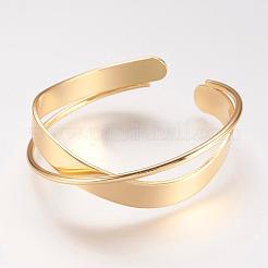 Messingmanschettenarmband&nbsp;BJEW-P168-C