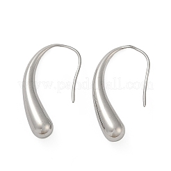 Boucles d'oreilles pendantes en forme de larme en acier inoxydable 304&nbsp;EJEW-S272-06P