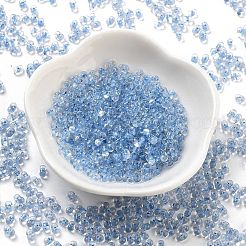 Cuentas de semillas de vidrio luminoso&nbsp;SEED-A033-07G