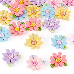 20pcs cabochons en résine opaque&nbsp;RESI-TADJ0001-08B