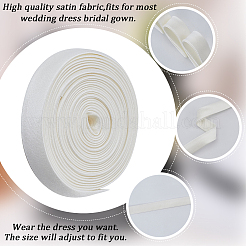 2 Stück Polyesterkordel als Ersatz für den Reißverschluss eines Brautkleids.&nbsp;DIY-GF0010-30C