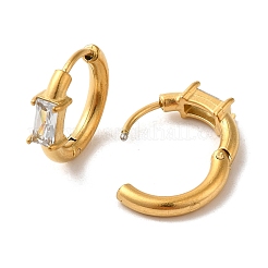 Pendientes de aro dorados de acero inoxidable 304&nbsp;EJEW-K271-01E-G
