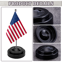 Mini-Flaggenständer aus Kunststoff&nbsp;FIND-WH0139-921A