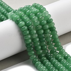 Chapelets de perles de jade blanche naturelle&nbsp;G-E507-01Q