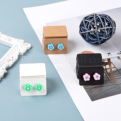 300 Stück 3 Koloss Schmuck Ohrring Display Kraftpapier Preisschilder&nbsp;DIY-LS0003-92