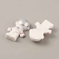 Cabochon in resina opaca a tema spaziale&nbsp;RESI-WH0029-23D-05