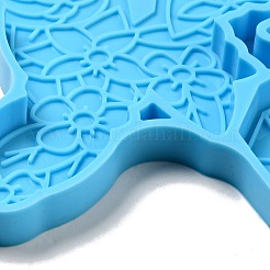 Testa di bovino fai da te con stampi in silicone per tappetino per tazze di fiori&nbsp;DIY-A034-01D