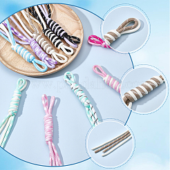 10 pendentif décoratif en polyester 10 couleurs&nbsp;HJEW-SC0003-18