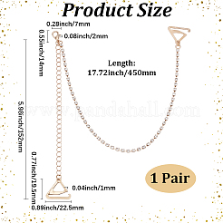 Tirantes de sujetador antideslizantes de aleación con rhinestone y gancho&nbsp;FIND-WH20043-010G