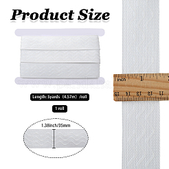 5 Yard flaches rutschfestes Gummiband aus Polyester&nbsp;OCOR-GF0005-69B