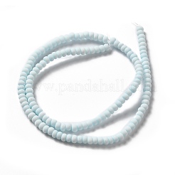 Perles de porcelaine givrées faites à la main&nbsp;PORC-E017-01F