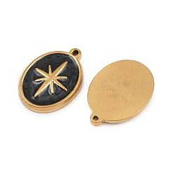 Pendentifs en acier inoxydable 304 émaillés&nbsp;STAS-I352-05G-03