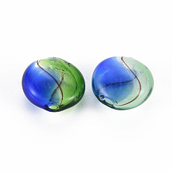 Perle di globo di vetro soffiato a mano trasparente&nbsp;GLAA-T012-23