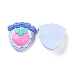 Cabochons décodés gâteau en résine opaque&nbsp;LS-CRES-A051-01A