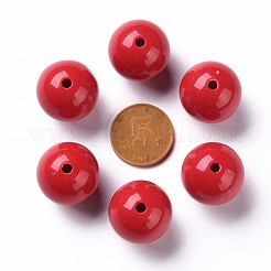 Perles acryliques opaques&nbsp;X-MACR-S370-C20mm-A14
